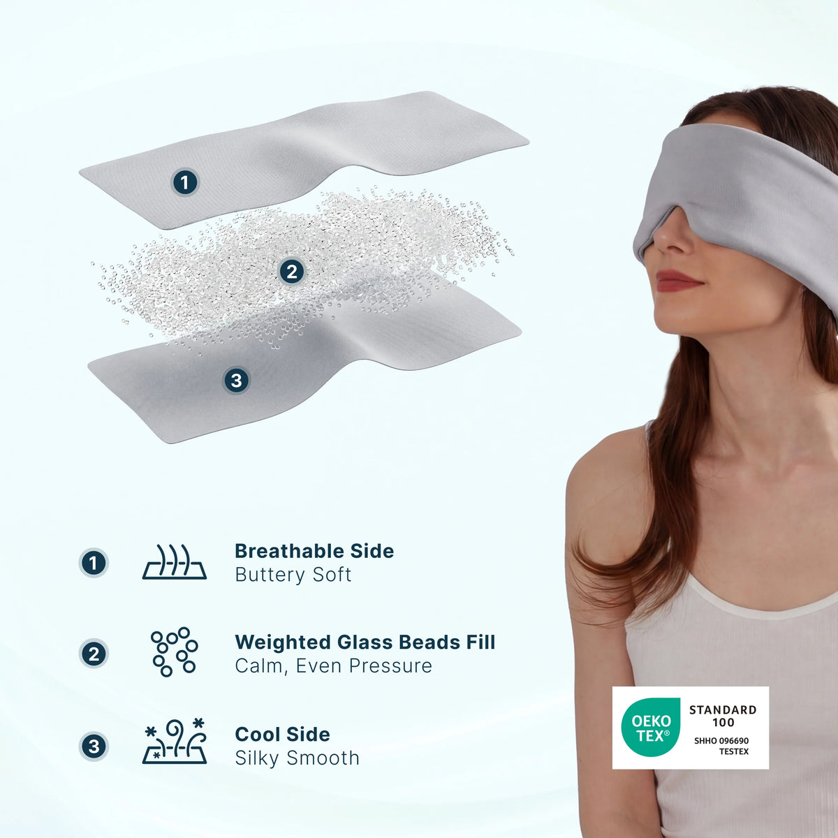 Breescape® Weighted Cooling Eye Mask