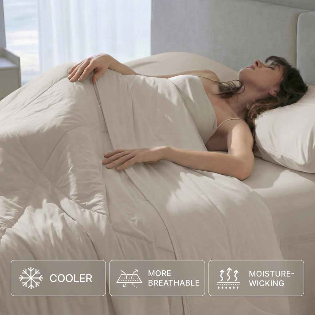Breescape® Ivory Cooling Comforter Blanket