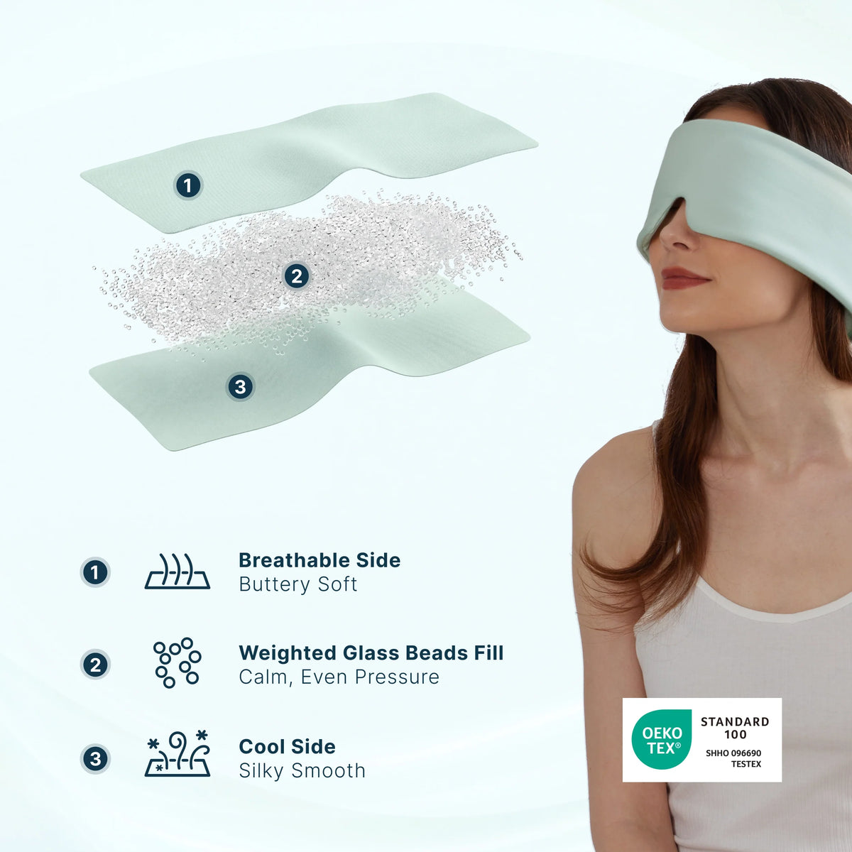 Breescape® Weighted Cooling Eye Mask