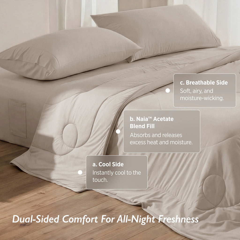 Breescape® Ivory Cooling Comforter Blanket