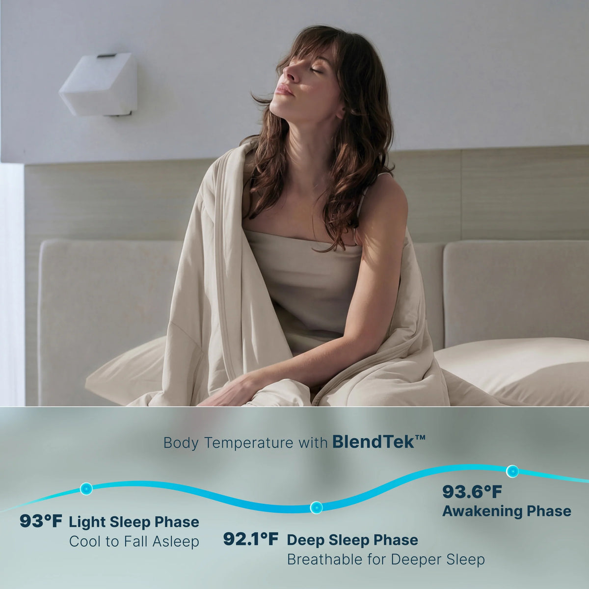 Breescape® Ivory Cooling Comforter Blanket