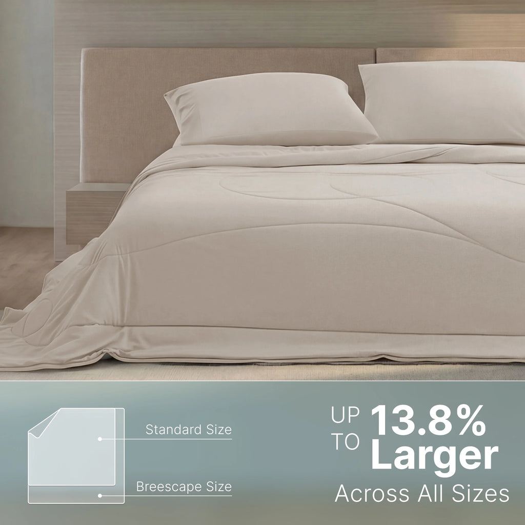 Breescape® Ivory Cooling Comforter Blanket