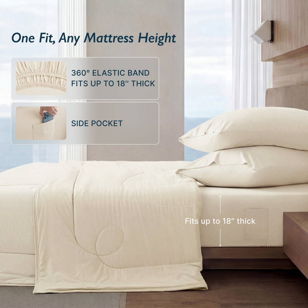 Breescape® Cooling Comforter Set