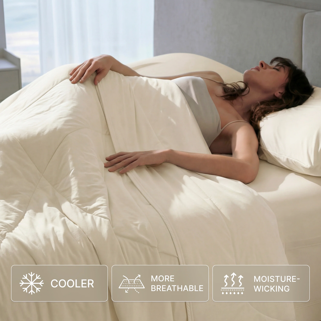 Breescape® Ivory Cooling Comforter Blanket