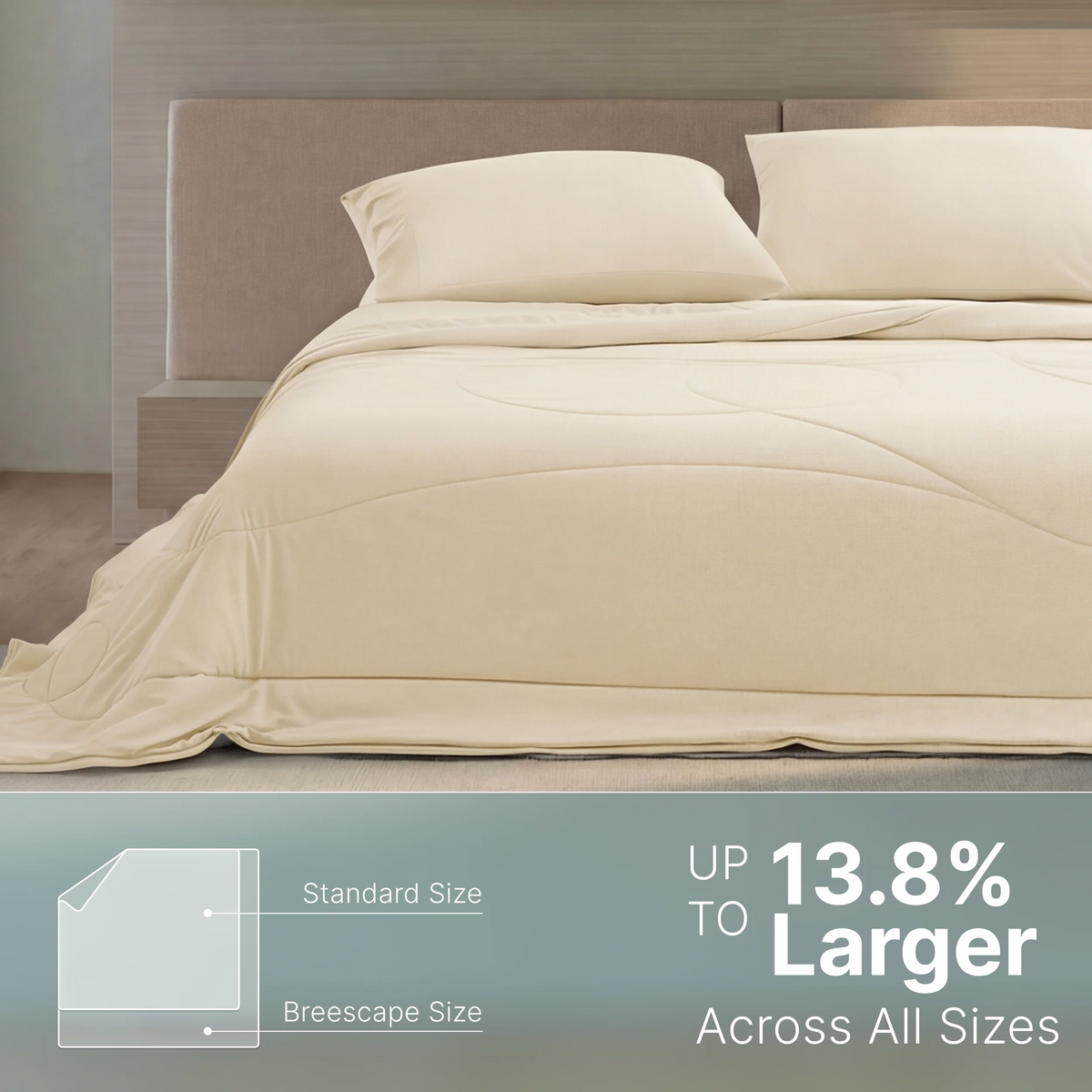 Breescape® Ivory Cooling Comforter Blanket